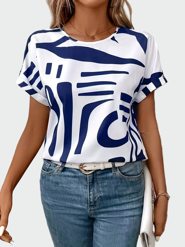 Κομψή καλοκαιρινή μπλούζα