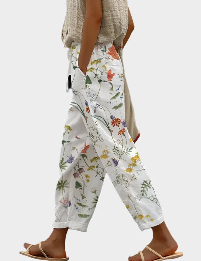 Χαλαρό Παντελόνι με Σχέδιο