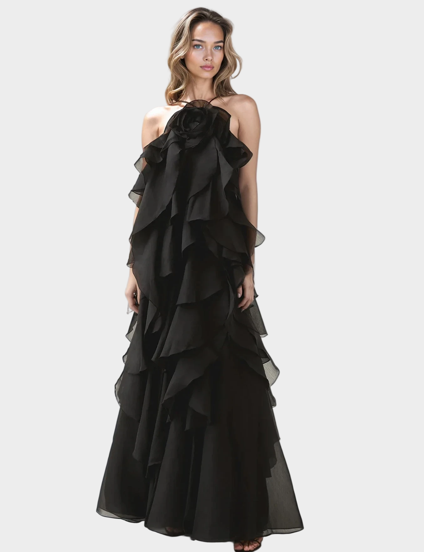 Μάξι Φόρεμα με Ρομαντική Αίσθηση και Αριστοκρατικό Στυλ