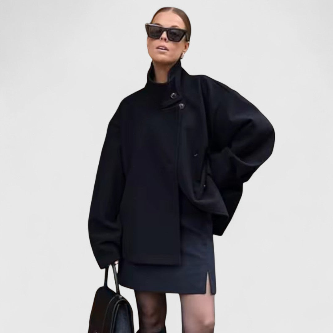 Ελπίνα - Πολυτελές κοντό μπουφάν με εκλεπτυσμένο στυλ και απαλή άνεση