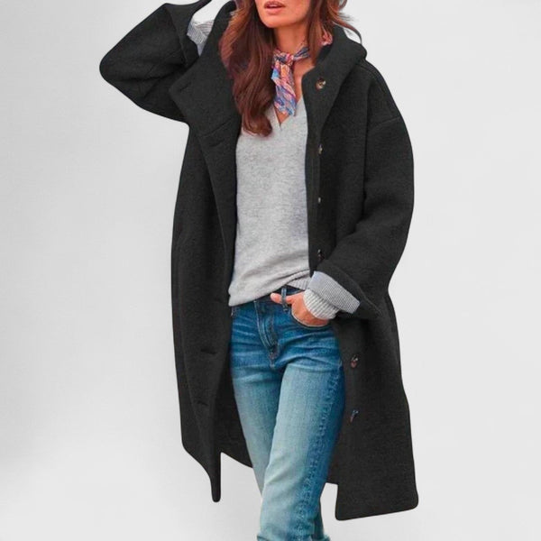 Ουρανία - Κομψό μπουφάν από μαλλί υψηλής ποιότητας