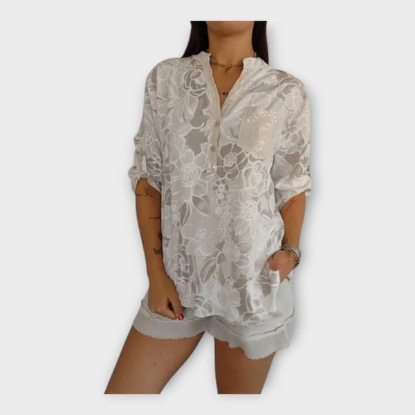 Κομψή Μπλούζα με Σχέδιο