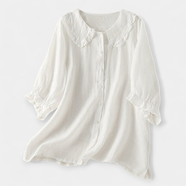 Πουκάμισο με Ρίγες και Διακοσμητικό Γιακά