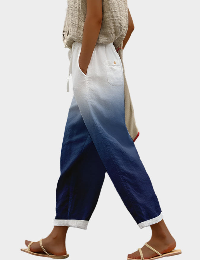 Χαλαρό Παντελόνι με Σχέδιο