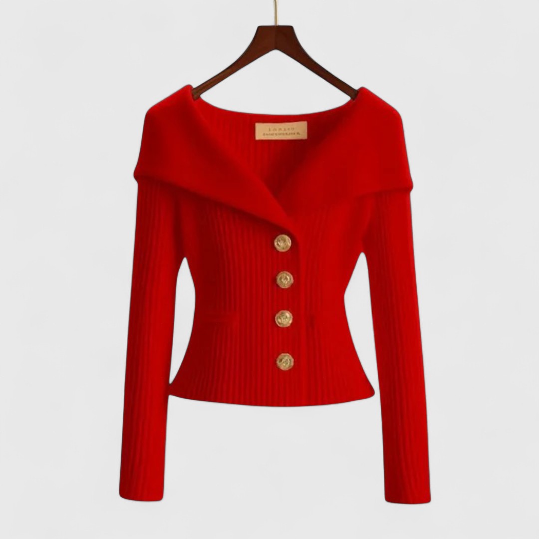 Αγγελική - Κομψό ζακετάκι με ανάλαφρη υφή και διακριτική λάμψη