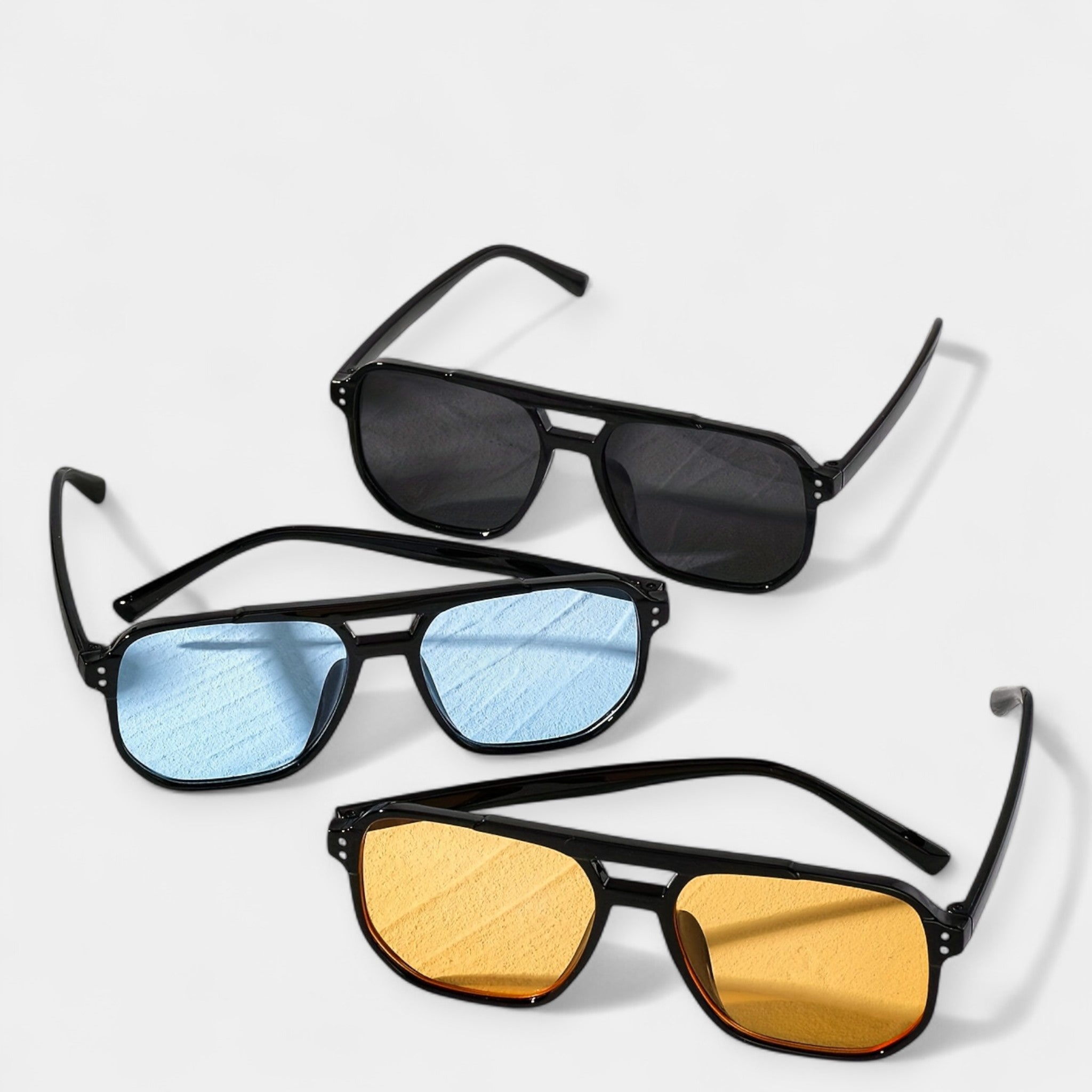 Τετράγωνα Γυαλιά Στυλ Ριβέτα