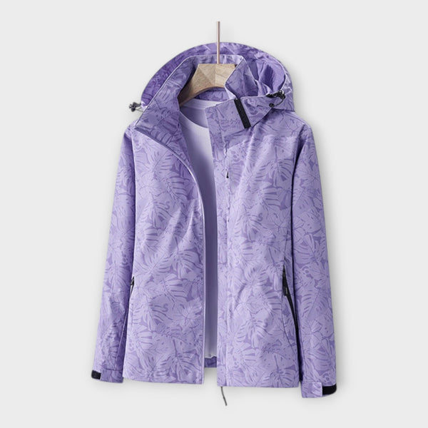 Μοντέρνο Αδιάβροχο Μπουφάν με Κουκούλα