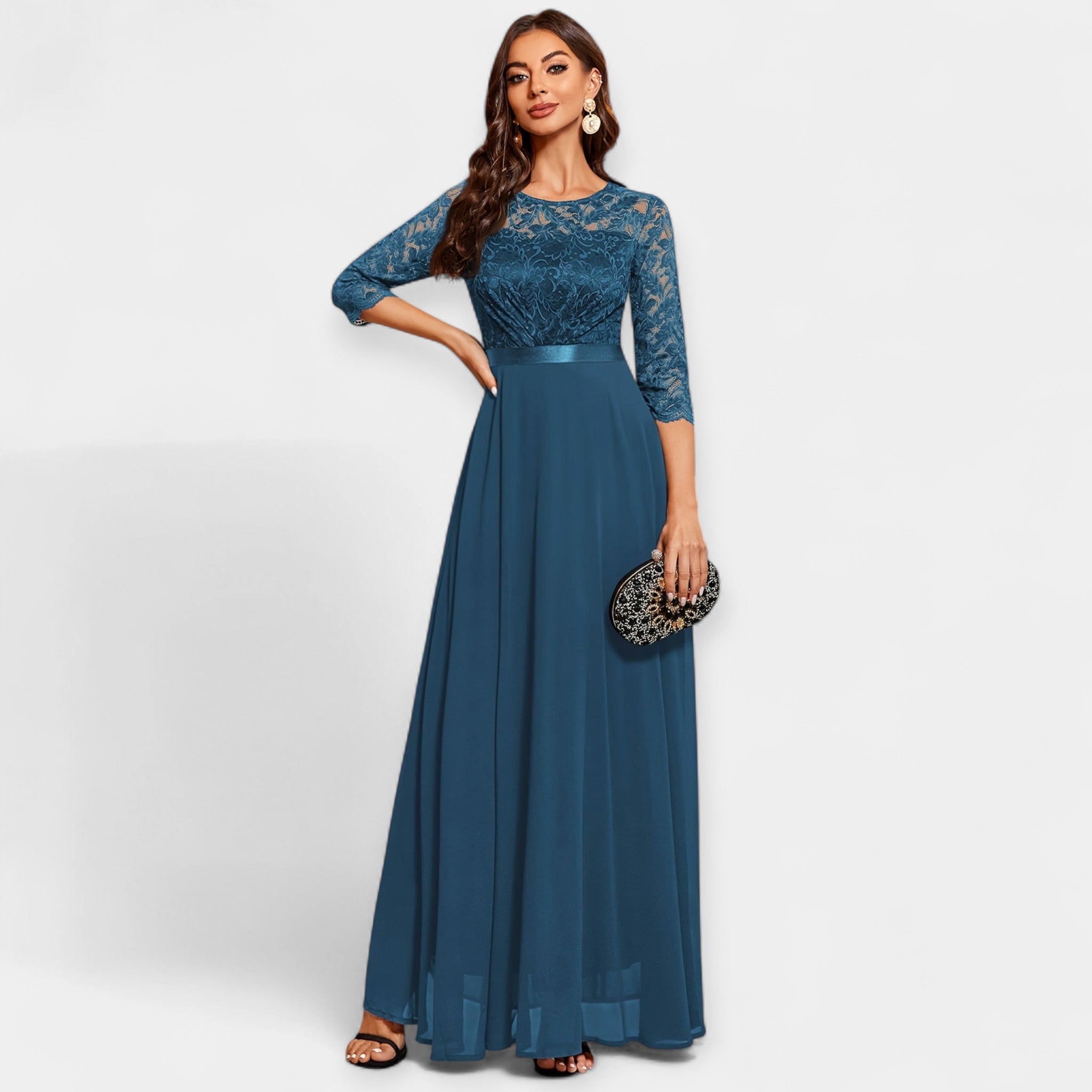 Δαντελωτό Φόρεμα