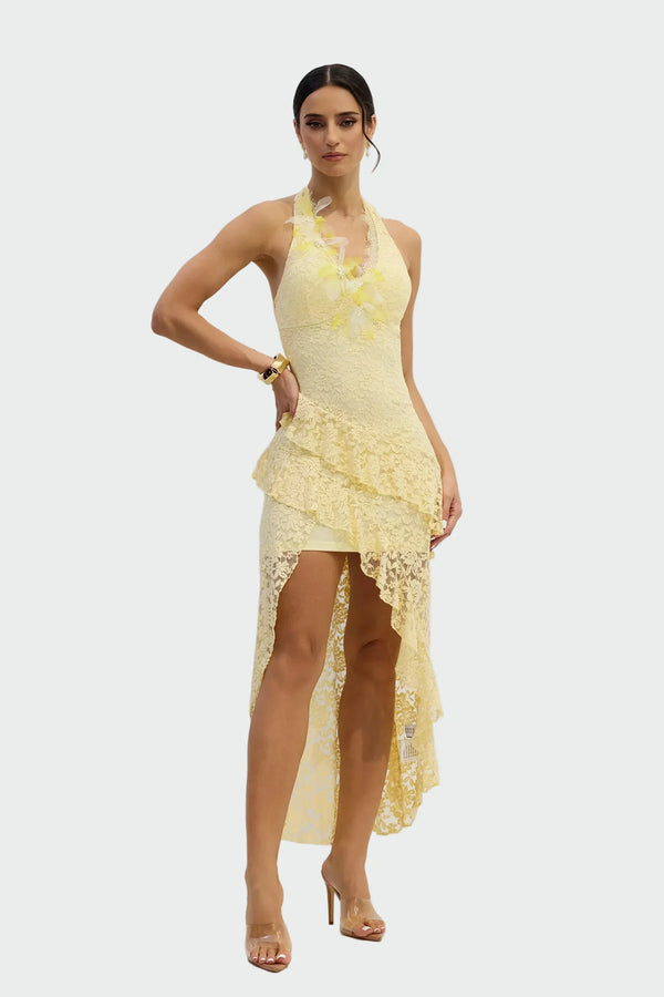 Βιολέν Μίνι Φόρεμα