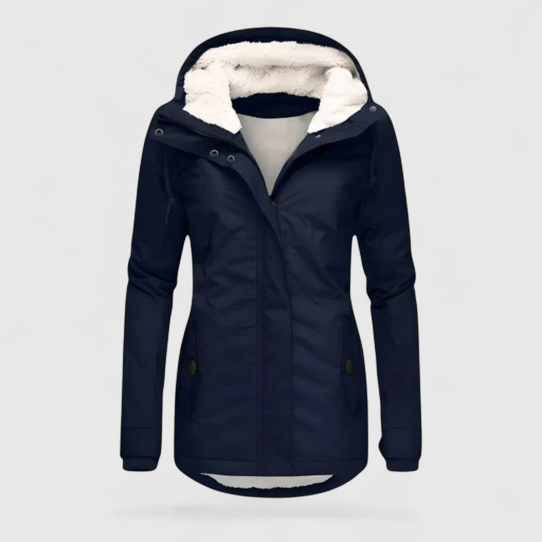 Θεοδώρα - Στυλάτη αδιάβροχη ζακέτα με μοντέρνο σχεδιασμό