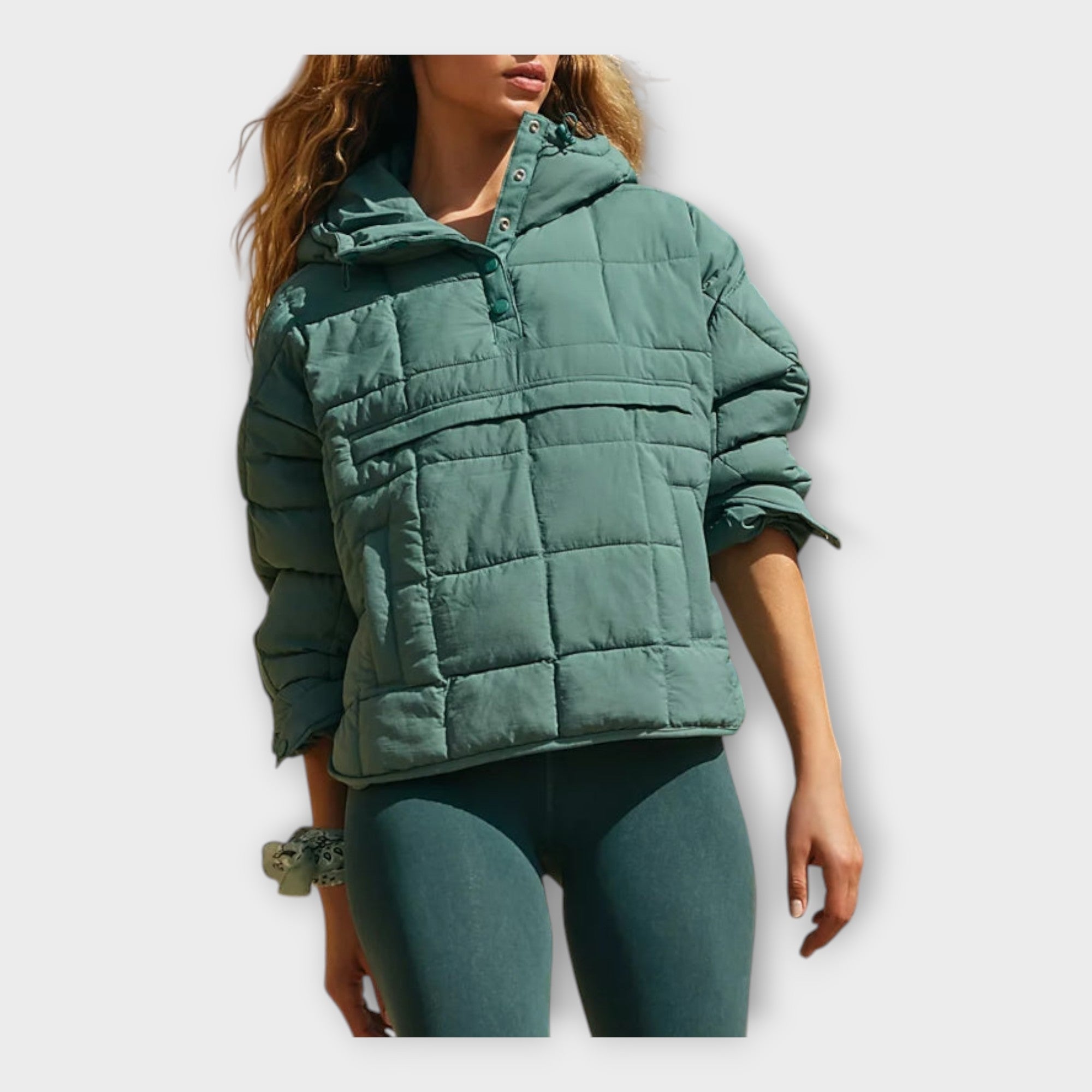 Μπουφάν Puffer με Κουκούλα