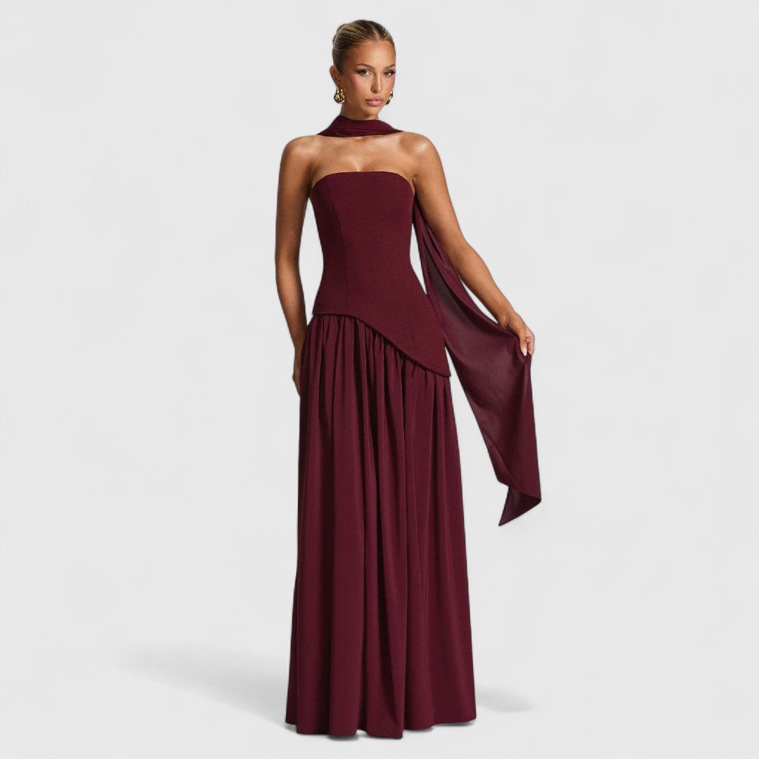 Δέσποινα - Μάξι φόρεμα με ροή και διακριτική κομψότητα