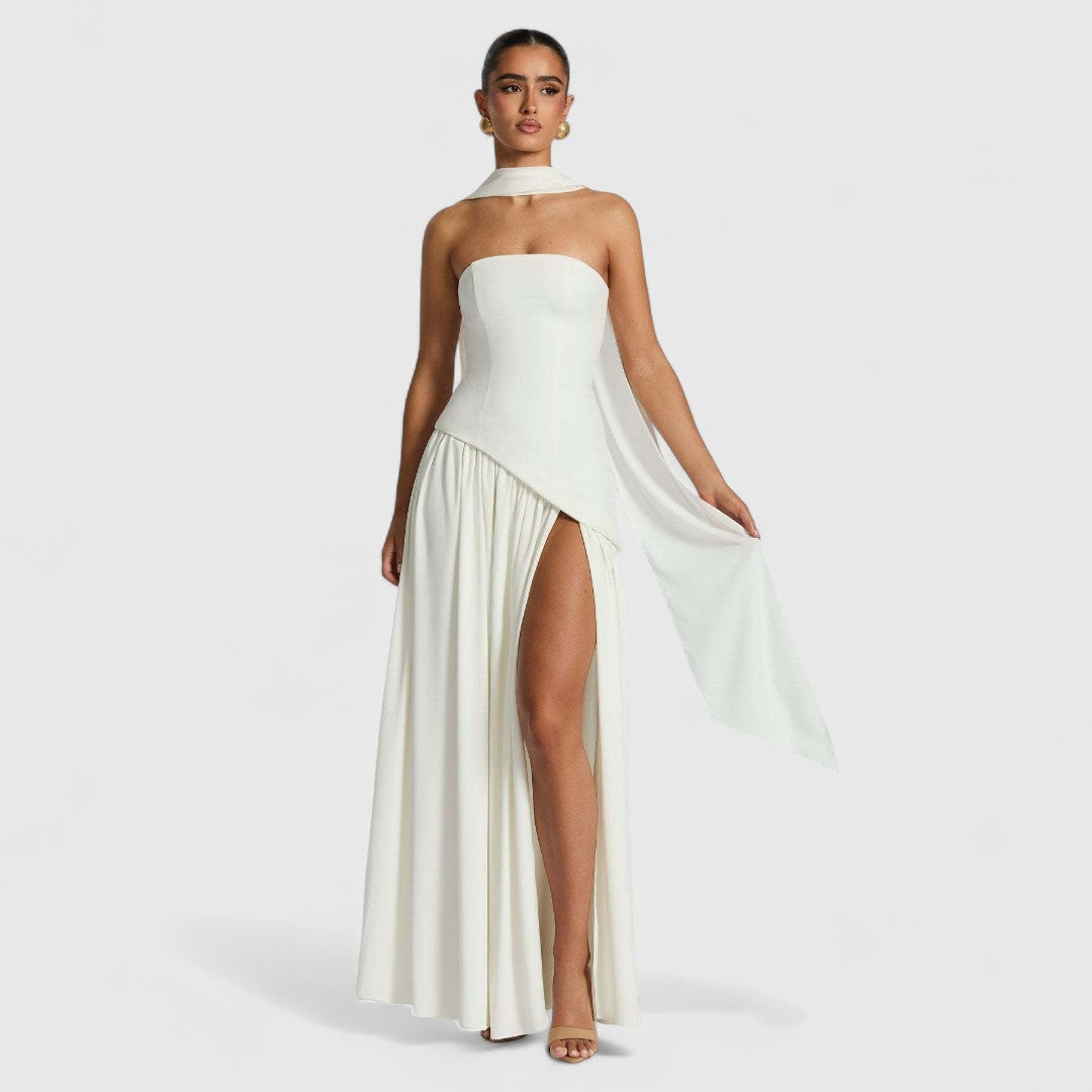 Δέσποινα - Μάξι φόρεμα με ροή και διακριτική κομψότητα