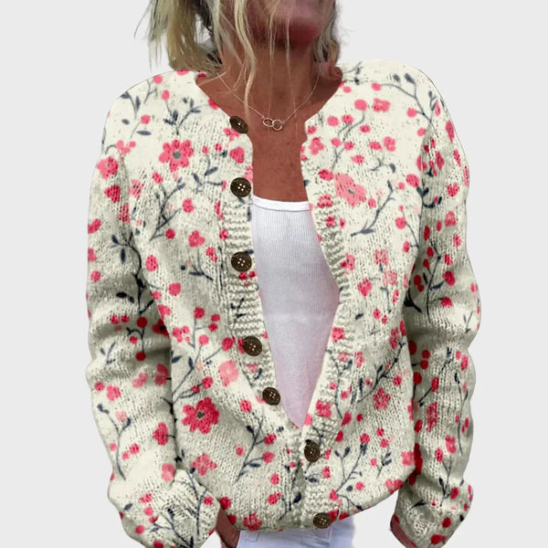 Κομψό Πλεκτό Γιλέκο με Σχέδιο