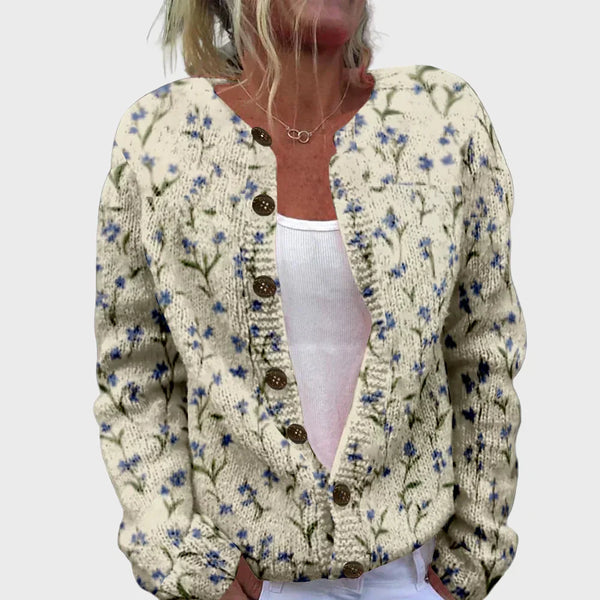 Κομψό Πλεκτό Γιλέκο με Σχέδιο