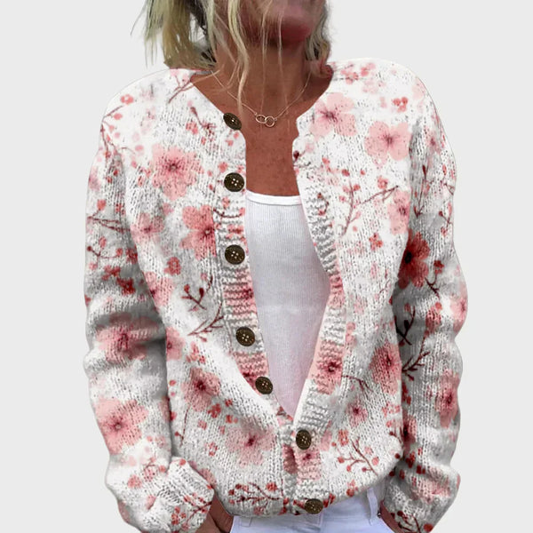 Κομψό Πλεκτό Γιλέκο με Σχέδιο