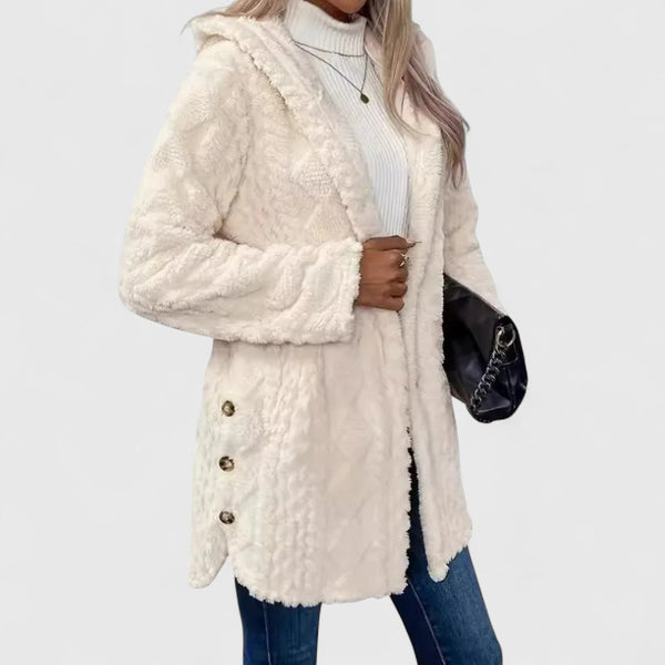 Πολύμνια - Μαλακό φλις καρντάν με χαλαρή γραμμή για ζεστασιά και κομψό στυλ