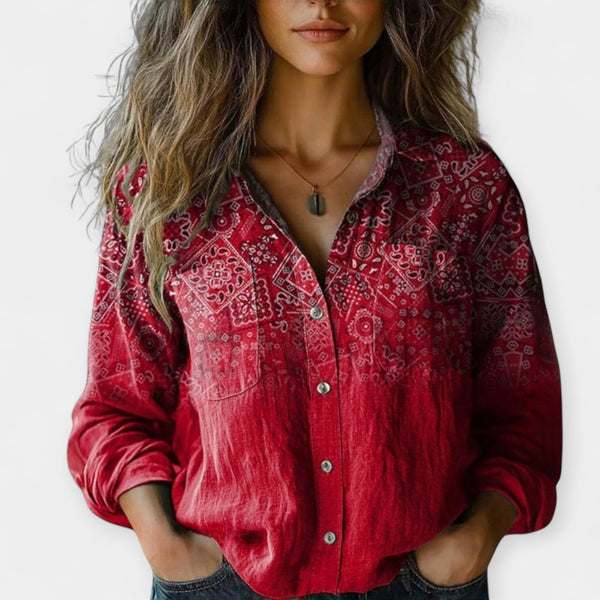 Vintage Μπλούζα με Σχέδιο