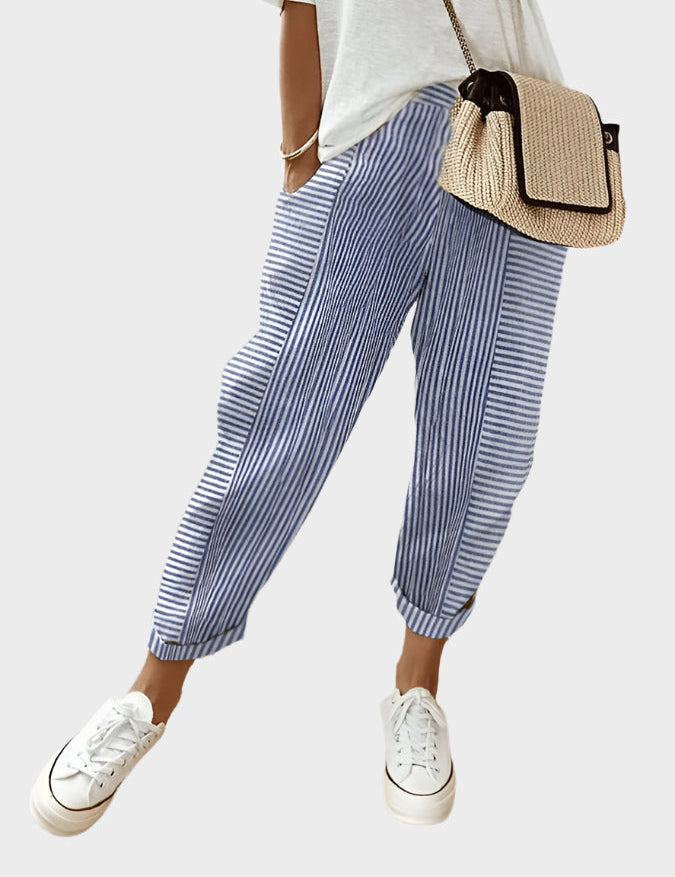 Ριγέ Παντελόνι