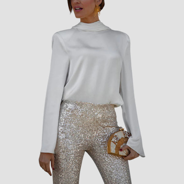 Μπλούζα Elea – Σατέν & Αλυσίδα Elegant