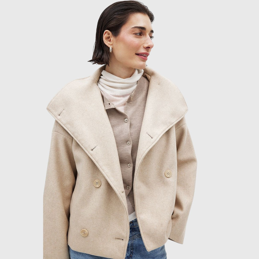 Ιφιμέδεια - Πολυτελές παλτό με διαχρονική κομψότητα και απαλή αίσθηση άνεσης