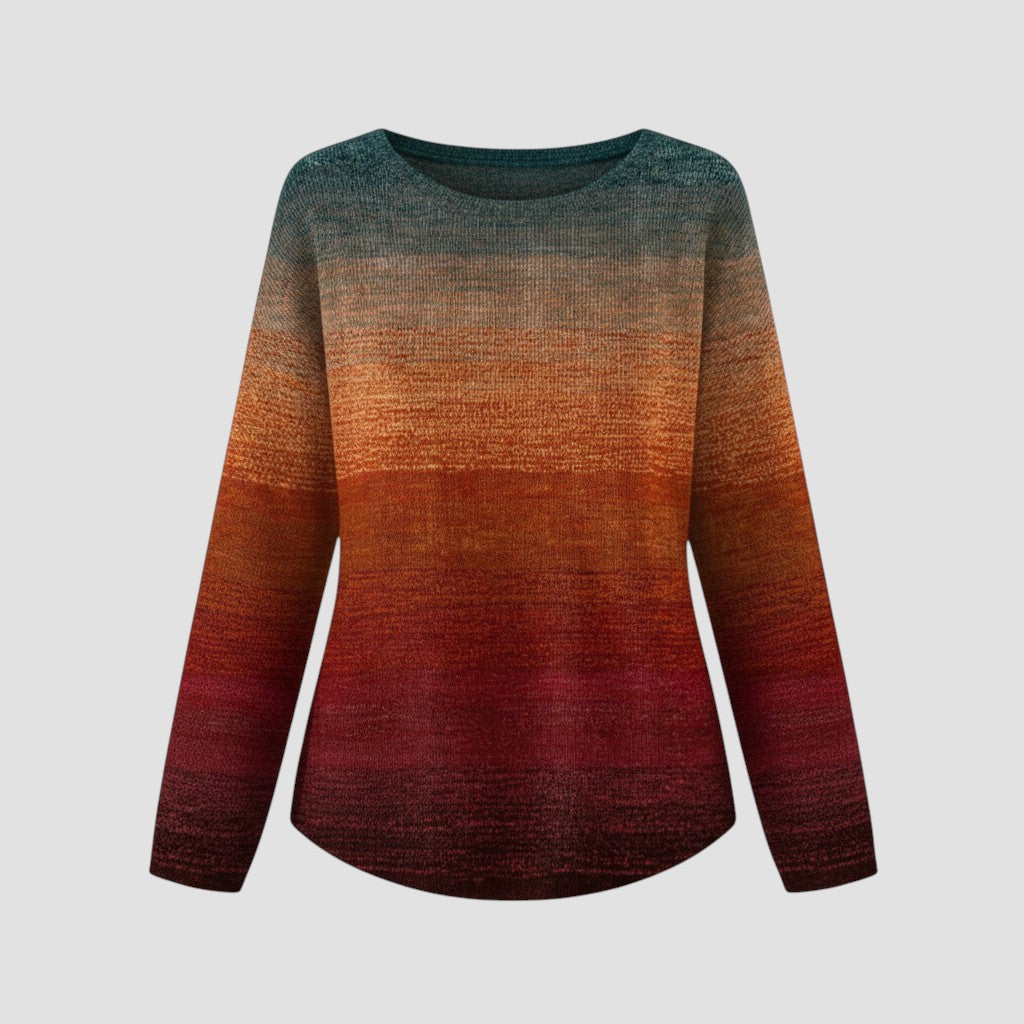 Skylar - μπλουζάκι με χρωματικό ντεγκραντέ