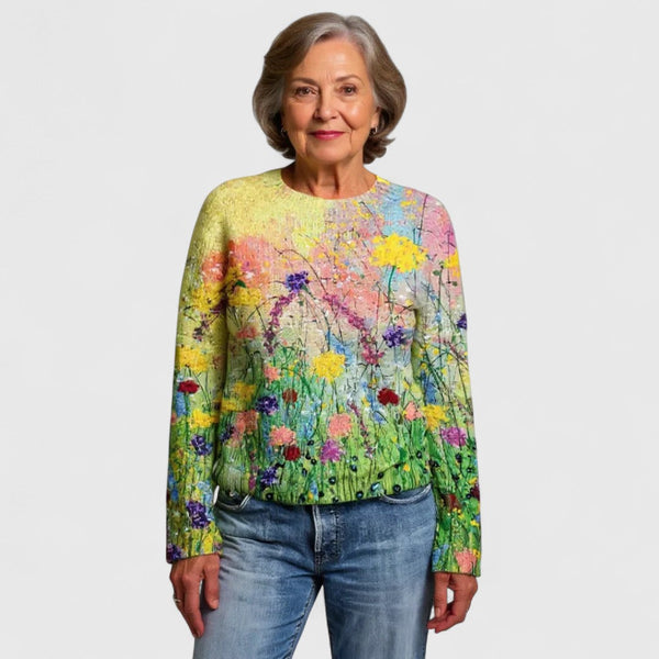 Κυριακή - Ρετρό πουλόβερ με νησιώτικη κομψότητα και διαχρονική άνεση