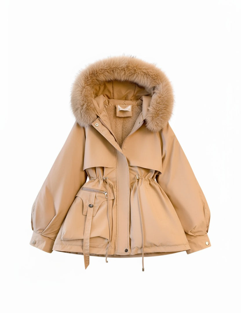 Elena – Χειμωνιάτικο Μπουφάν με Γούνα