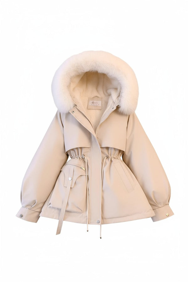 Elena – Χειμωνιάτικο Μπουφάν με Γούνα