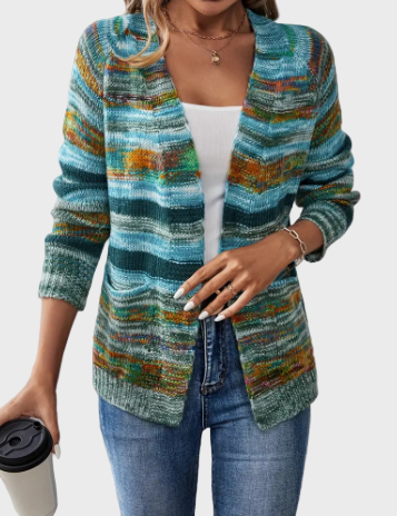 Πολύχρωμο Πλεκτό Γιλέκο