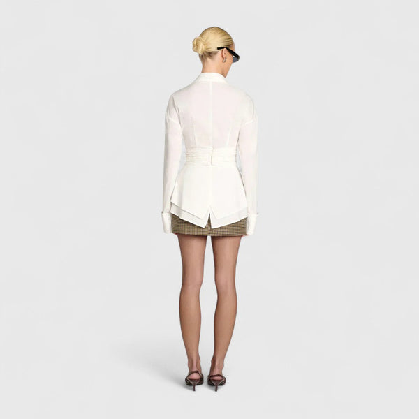 Θεοφανία  - Μπλούζα με δαντέλα και V-λαϊμόκοψη για κομψή άνεση και διαχρονικό στυλ