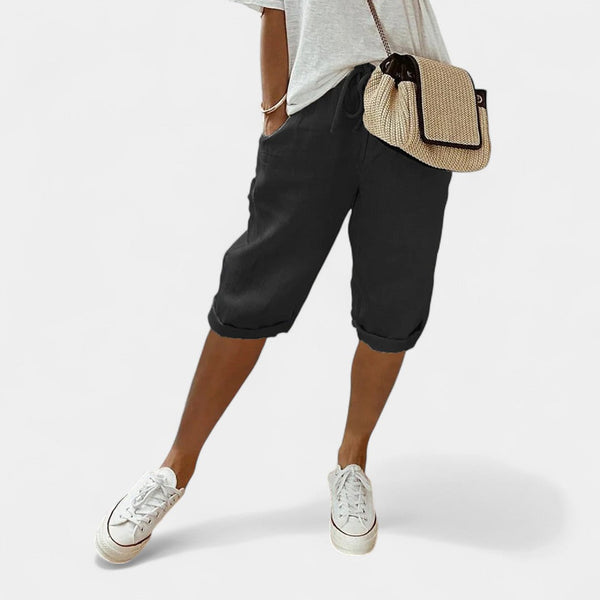 Λαοδίκη - Βερμούδα δροσιάς από βαμβάκι και λινό για κάθε μέρα