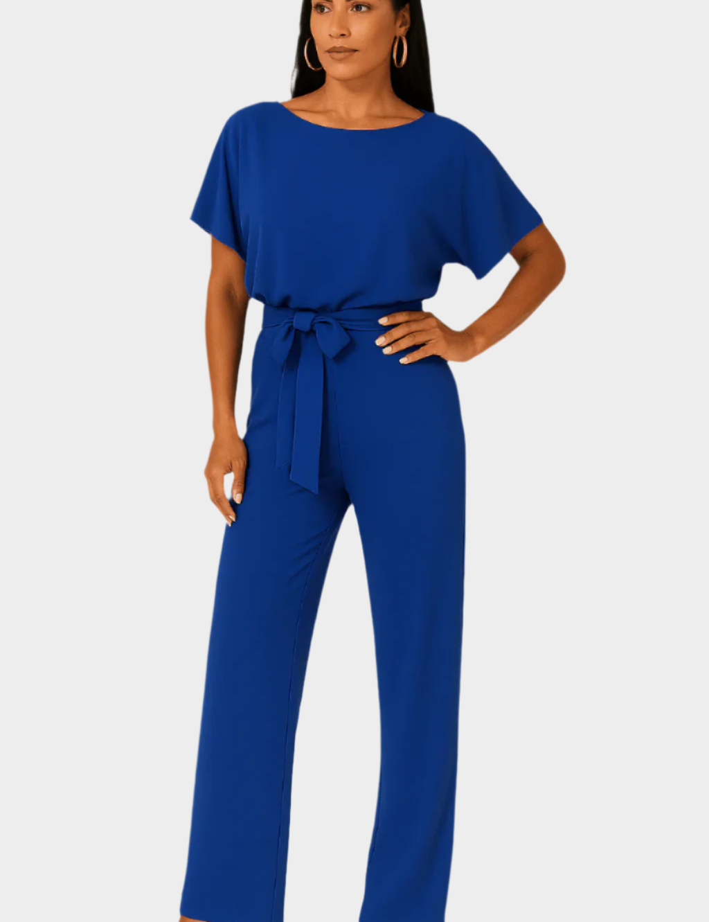 Ολόσωμη Φόρμα με Ζώνη Δέσιμο