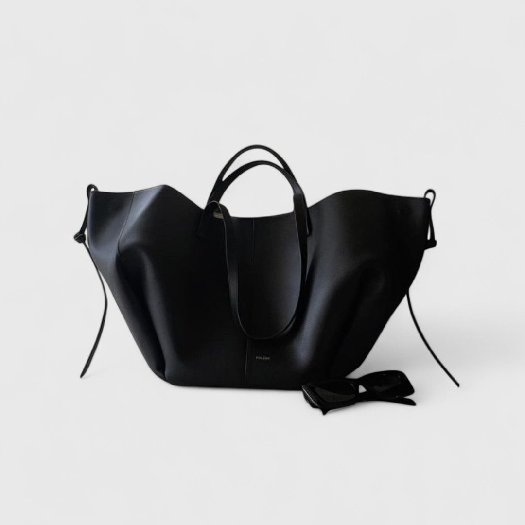 Ηλιάνα - Δερμάτινη τσάντα ώμου vintage για καθημερινή κομψότητα