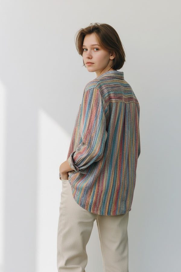 Bunte - Πολύχρωμη μπλούζα vintage